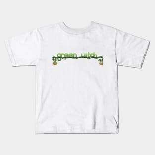 Green Witch Redux Kids T-Shirt